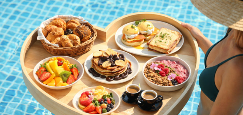 Floating Breakfast Experience in the Pool